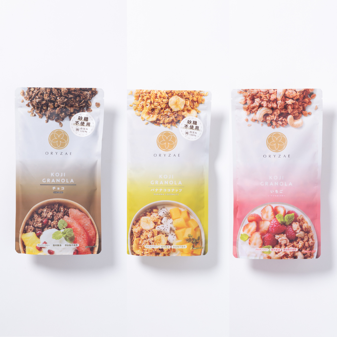 The most popular 3 types set (plain / chocolate / banana coconut)