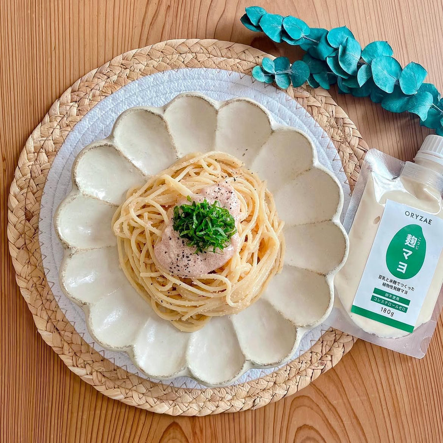 麹マヨを使ったパスタ