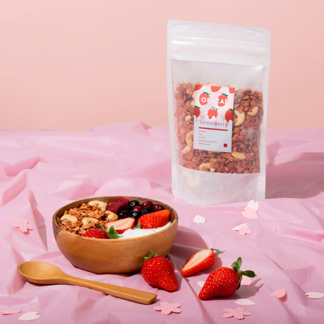 【新登場】オリゼ初！いちごグラノーラ🍓
