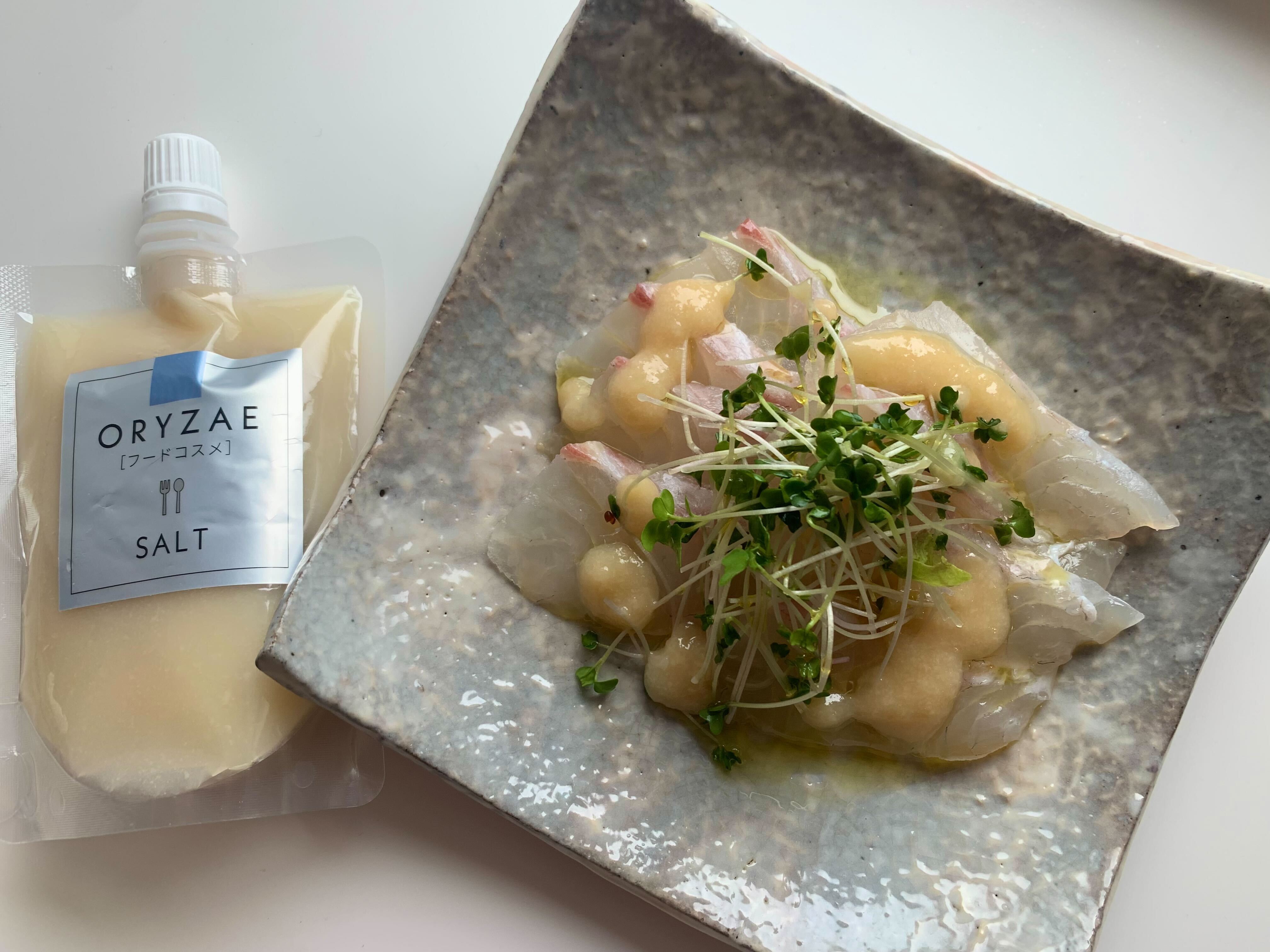 鯛のカルパッチョ