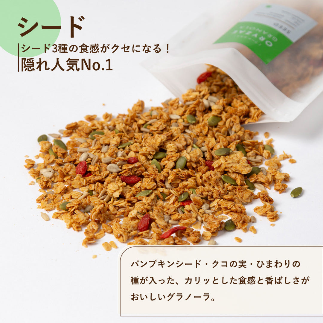 Recommended 3 types set ( Dried Fruit / Earl Gray / Seed )