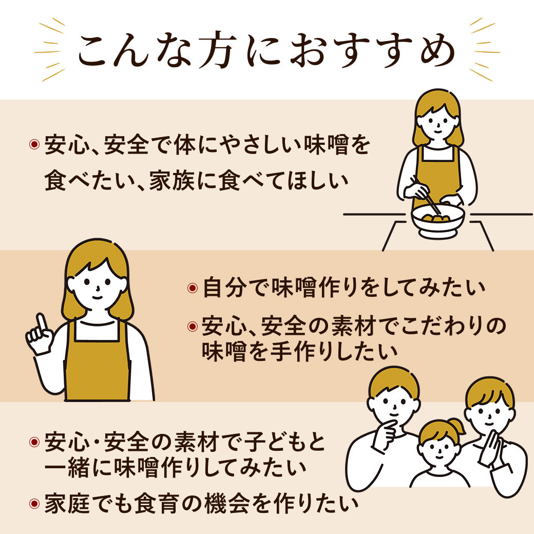 ORYZAEの味噌作りキット(約1.6kg分)