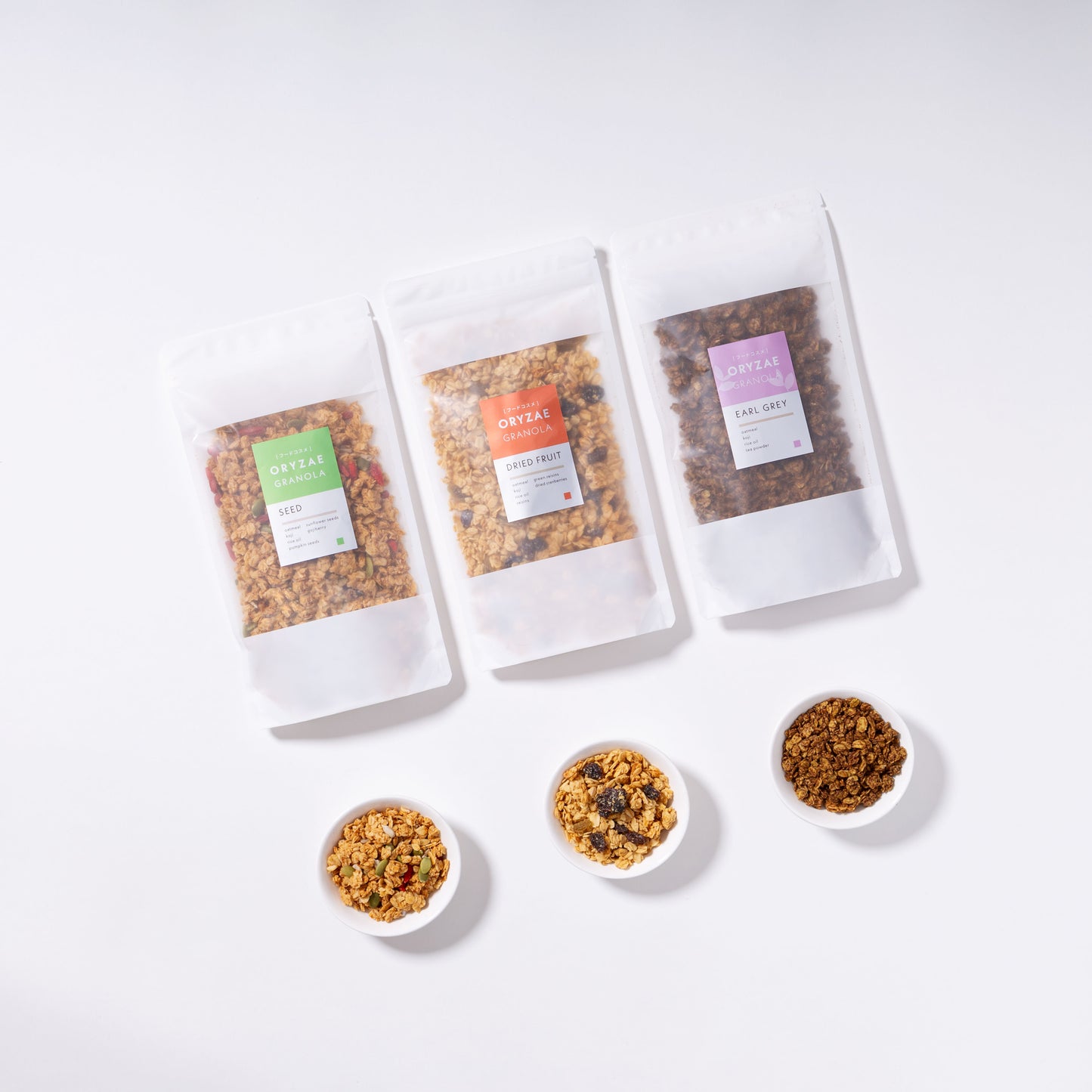 Recommended 3 types set ( Dried Fruit / Earl Gray / Seed )